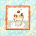 thumbnail image 2 of Meagher, Megan 12x12 Gold Ornate Wood Framed with Double Matting Museum Art Print Titled - Ice Cream Sundae, 2 of 4