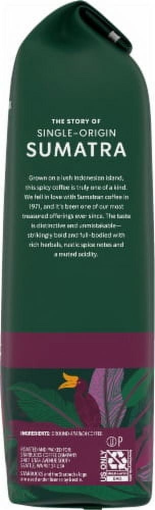 2X-Starbucks Sumatra Dark Roast Ground Coffee - 18 oz