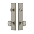 thumbnail image 5 of Grandeur 840357 Carre Solid Brass Tall Plate Single Cylinder Keyed Entry Set - Bronze, 5 of 6