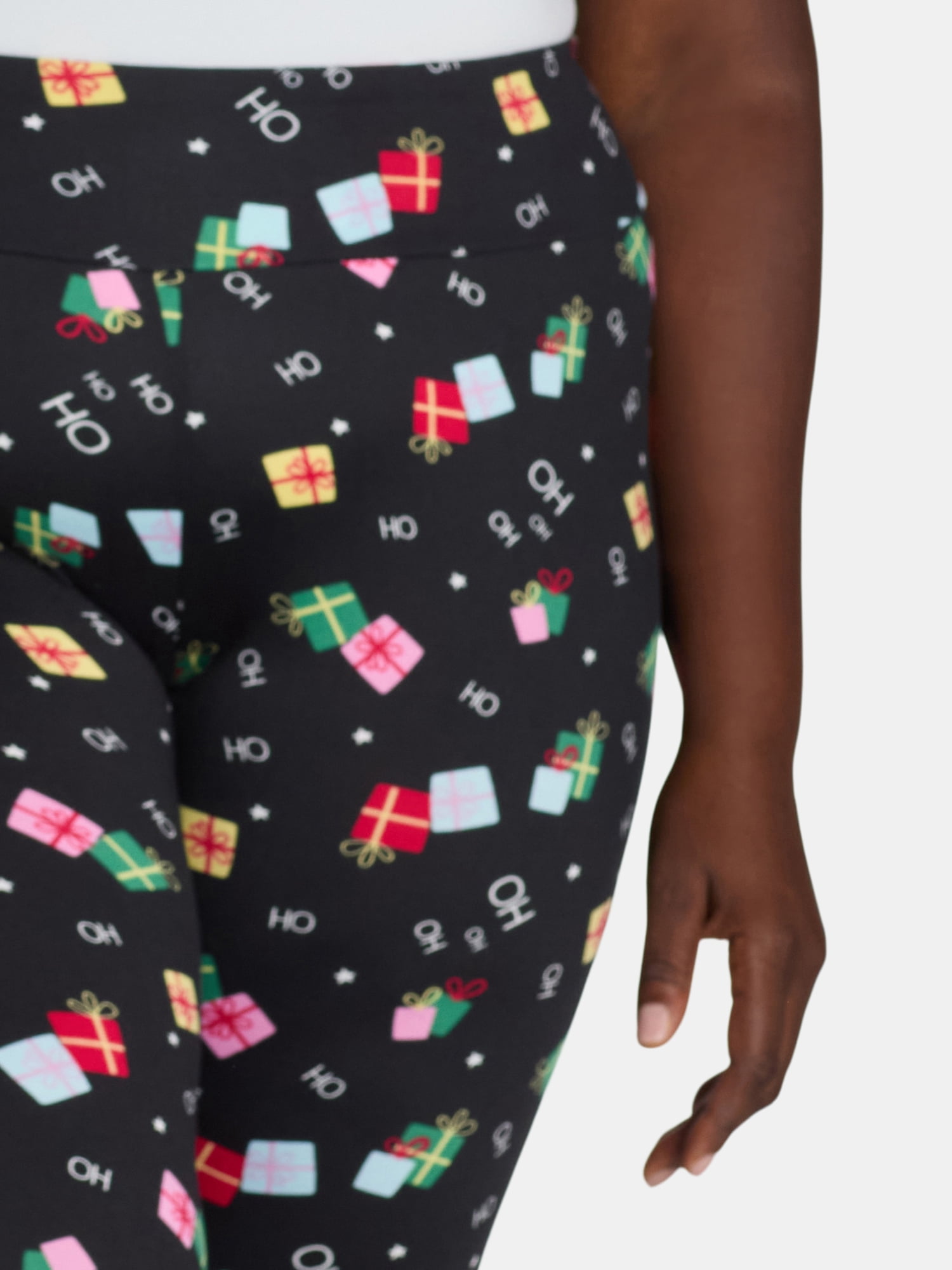 Christmas Women’s Plus Size Leggings from Holiday Time, 2-Pack, Sizes 0X-5X