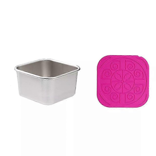 Recipiente para aderezo de ensalada para llevar, nuevo recipiente pequeño de acero inoxidable para aderezo, 60 ml, rojo