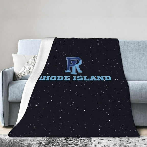University of Rhode Island Fleece Blanket, Very Soft Microfiber Flannel Blanket for Couch Warm and Cozy for All Seasons