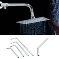 thumbnail image 3 of Thread G1/2 Stainless Steel Wall Mounted Tube Rainfall Shower for Head Arm Brack, 3 of 18