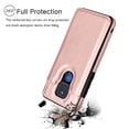 thumbnail image 6 of Moto G Play 2021 Wallet Case with Card Holder,Takfox PU Leather Kickstand Card Slots Case,Double Magnetic Clasp and Durable Shockproof Cover -Rose Gold, 6 of 7