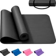 thumbnail image 1 of Tapete de Yoga Centurfit Fitness Portatil Negro 10 mm, 1 of 8