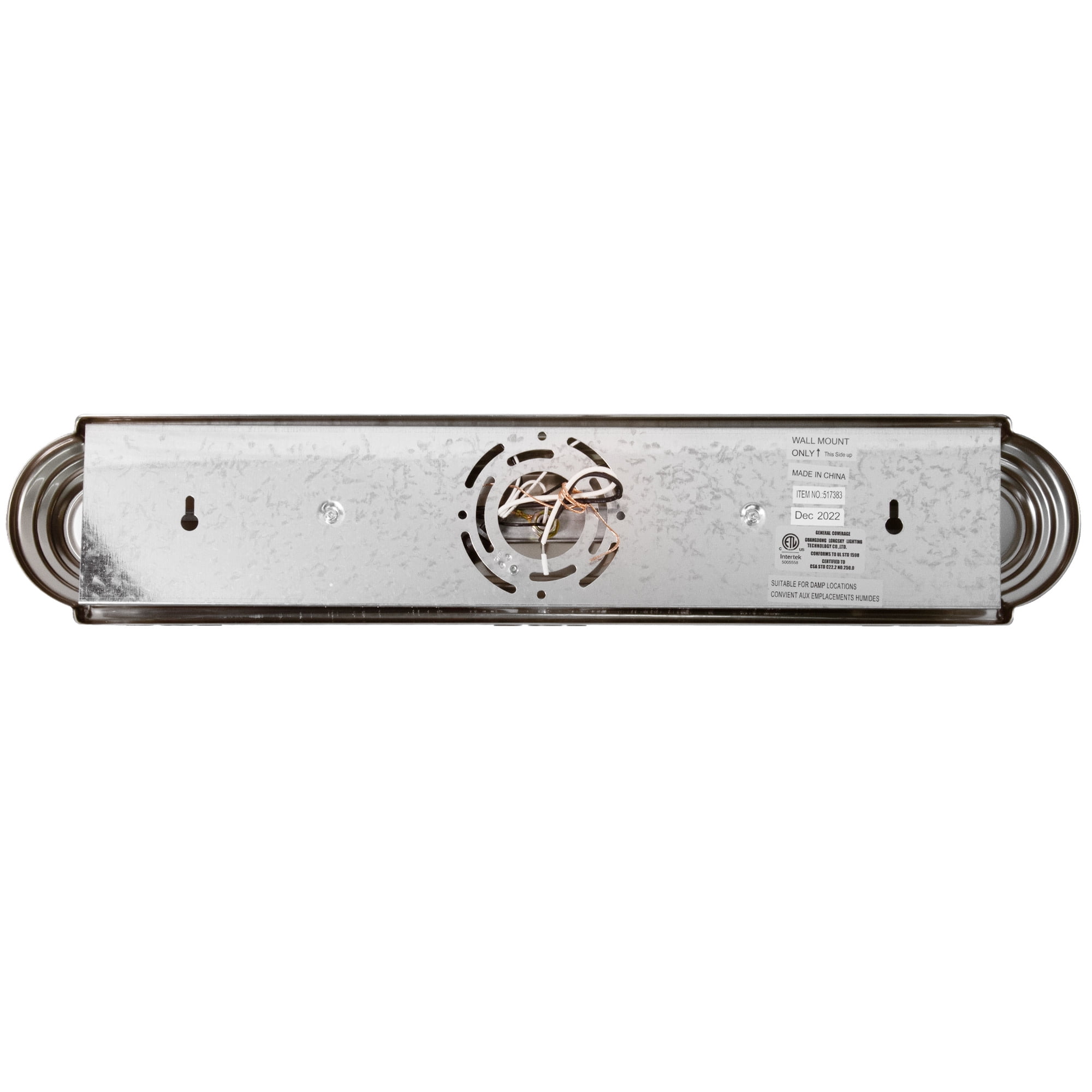 Design House Millbridge Transitional 3-Light Satin Nickel Vanity Light with Frosted Glass