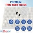 thumbnail image 4 of HPA200 Filter R and A Replacement, 2 HEPA + 8 Activated Carbon Filters Compatible with Honeywell Air Purifier HPA094, HPA104, HPA105 HPA3100, HPA5100 Series by LifeSupplyUSA, 4 of 5