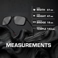 thumbnail image 5 of Oakley OO9487 Holbrook XXL Rectangle Shaped Polarized Sunglasses for Men & Women - Includes Official Eyewear Kit - Matte Black Frame with Prizm Black Lens, 5 of 5