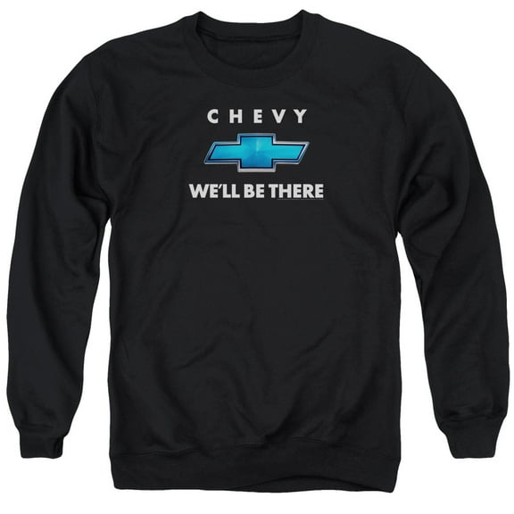 Chevrolet Well Be There Adult Crewneck Sweatshirt Black