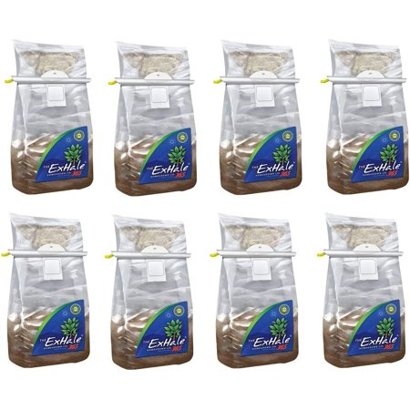 Exhale Homegrown CO2 365 - Self-Activated Bag for Grow Rooms & Tents - Great for Indoor Grow Rooms - CO2 for Grow Tents - 4lbs. (8 Pack)