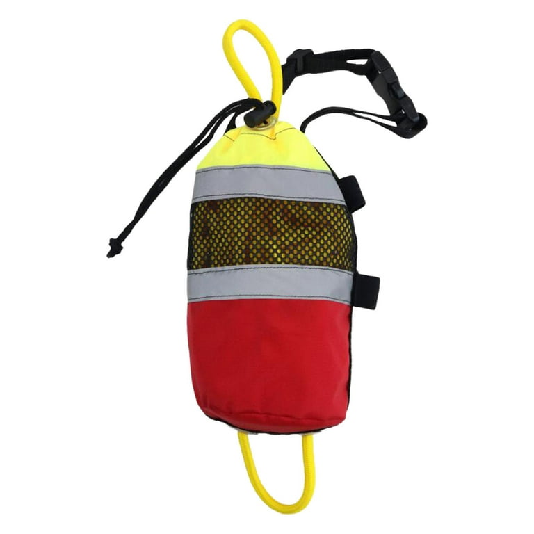 Throw Bag, High Visibility Flotation Device Reflective Throw Rope Throwable 16M for Water Sports Ice Fishing Boat Outdoor Accessories, Size: Rope