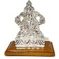 thumbnail image 2 of 999 Pure Silver Degadu Ganesh / Ganpathi idol / Statue / Murti (Figurine #47), 2 of 4