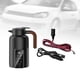 thumbnail image 3 of Taza calefactora para coche, eléctrica, de acero inoxidable 304, para calentar agua rápidamente Negro, 3 of 9