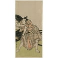 thumbnail image 2 of Katsukawa Shunshō 9x14 Gold Ornate Wood Frame and Double Matted Museum Art Print Titled - Ichikawa Yaozo II as Sakuramaru (1776), 2 of 4