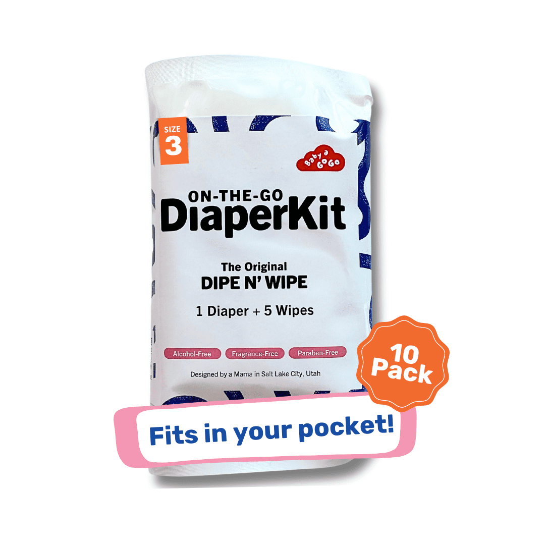 Baby a GoGo ON-THE-GO Diaper Kit, Sz. 3