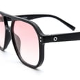 thumbnail image 6 of OPULIZE LUX Blue Light Glasses - Gaming & Computer Eyewear for Women Men - UV & Eyestrain Protection - Classic Aviator Style Glasses - Gradient Pink Lenses, Black Frame - Pack of 1, 6 of 8