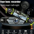 thumbnail image 6 of Full View Car Dashcam System,360 4 Channel Dash,1080P Full HD Recording, Infrared Night Vision, 64GB SD Card, G-Sensor, Loop Recording, Plug-in Power for Taxi, Fleet, and Family Vehicles, 6 of 9