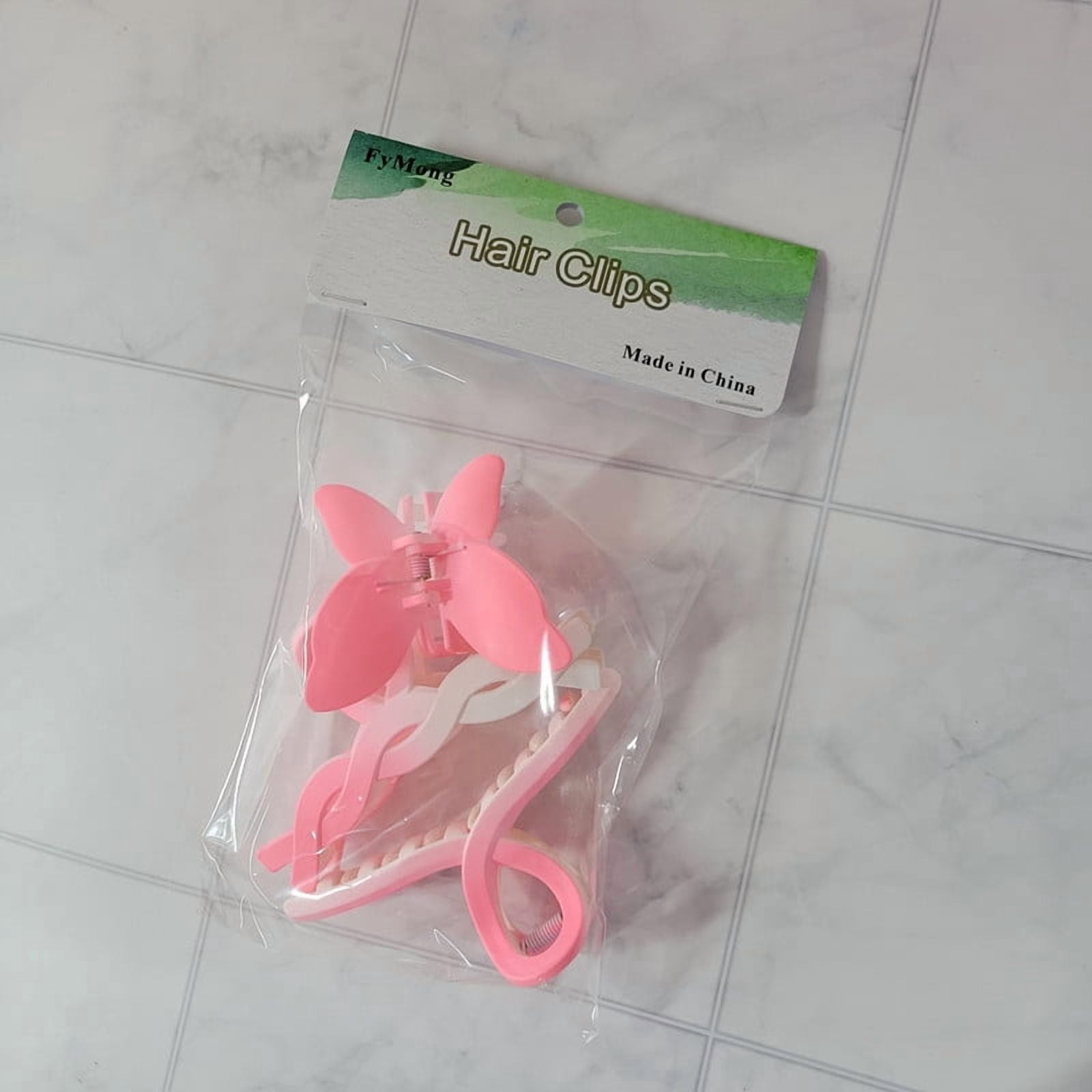 FyMong Hair clips - Cute Flower & Gradient Claw Clips for Thick/Thin Hair, Non-Slip Hair Accessories for Women & Girls