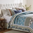 thumbnail image 1 of Thalia Blue Quilt Set 3-Piece Full/Queen, 1 of 1