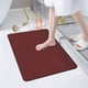 thumbnail image 4 of Alfombra Absorbente para Suelo, Tapete de Baño de Secado Rápido, Alfombra de Ducha Antideslizante con Pelo de Microfibra, 40 x 60 cm para Baño, Aseo, Tocador, 4 of 6