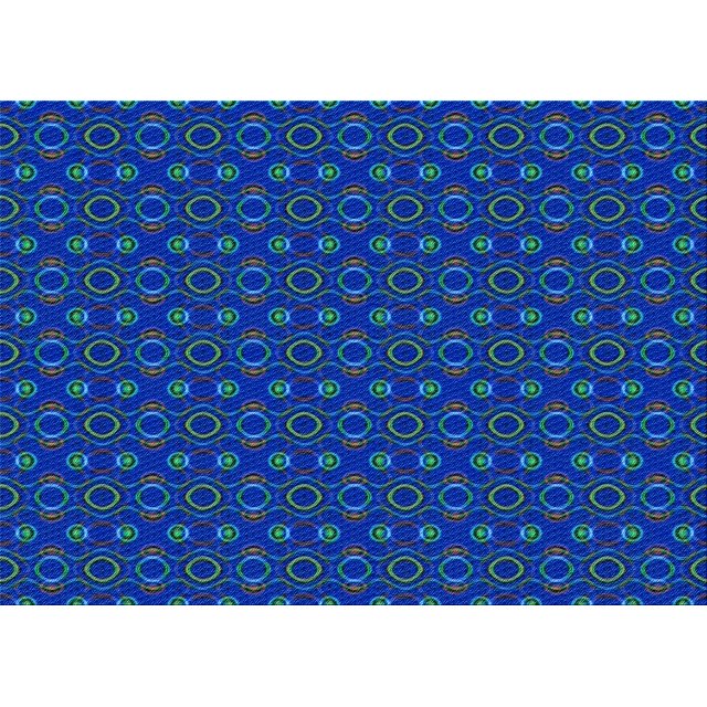 Ahgly Company Machine Washable Indoor Rectangle Transitional Cobalt Blue Area Rugs, 8' x 12'