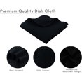 thumbnail image 6 of PurpleEssences 8 Pack Waffle Weave Solid Kitchen Dish Wash Cloths, 100% Cotton, 12x12 in - Black, 6 of 6