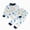 H142-White, variant on NOLDARES Toddler Boy Girl 2-piece Pajamas Sleepwear Pjs for Baby Cute Clothes Suit Dailywear & Loungewear Outfits Set Kids Clothing Outfits(H142-White)