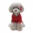 thumbnail image 3 of kladzum Dog Sweaters Dog Warm Shirt Pet Clothing Dog Glasses Hat Sweater Two-Legged Clothes Clothes, Dog Sweaters, Small Dog Coat Warm Sweartershirts, 3 of 5