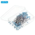 thumbnail image 3 of Uxcell Sewing Pins, 1.5 Inch Pearlized Ball Head Pins Straight Pin Blue, 200Pack, 3 of 6