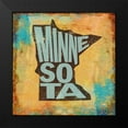 thumbnail image 2 of Minnesota 20x20 Black Modern Framed Museum Art Print Titled - Art Licensing Studio, 2 of 5