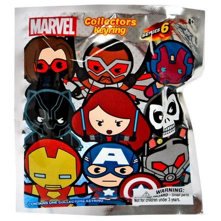 3D Figural Keychains Marvel Series 6 Mystery Pack