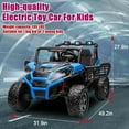 thumbnail image 5 of FINITO 24 V Powered Ride-On Toy UTV 4WD with Remote Control and EVA Wheels, 5 of 6