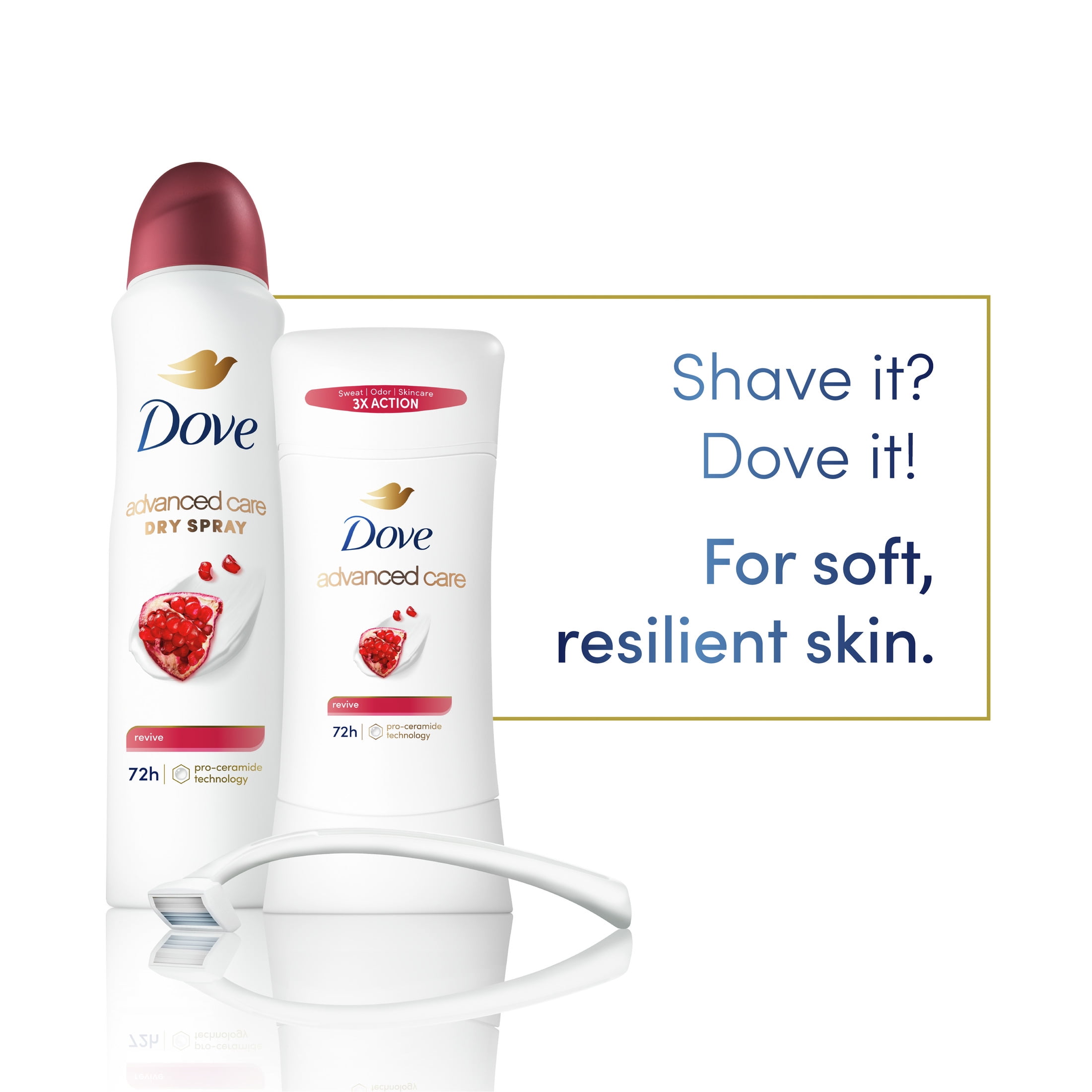 Dove Revive Antitranspirant Deo Twin Pack – 48h Schutz Mit Granatapfel & Zitronenverbene
