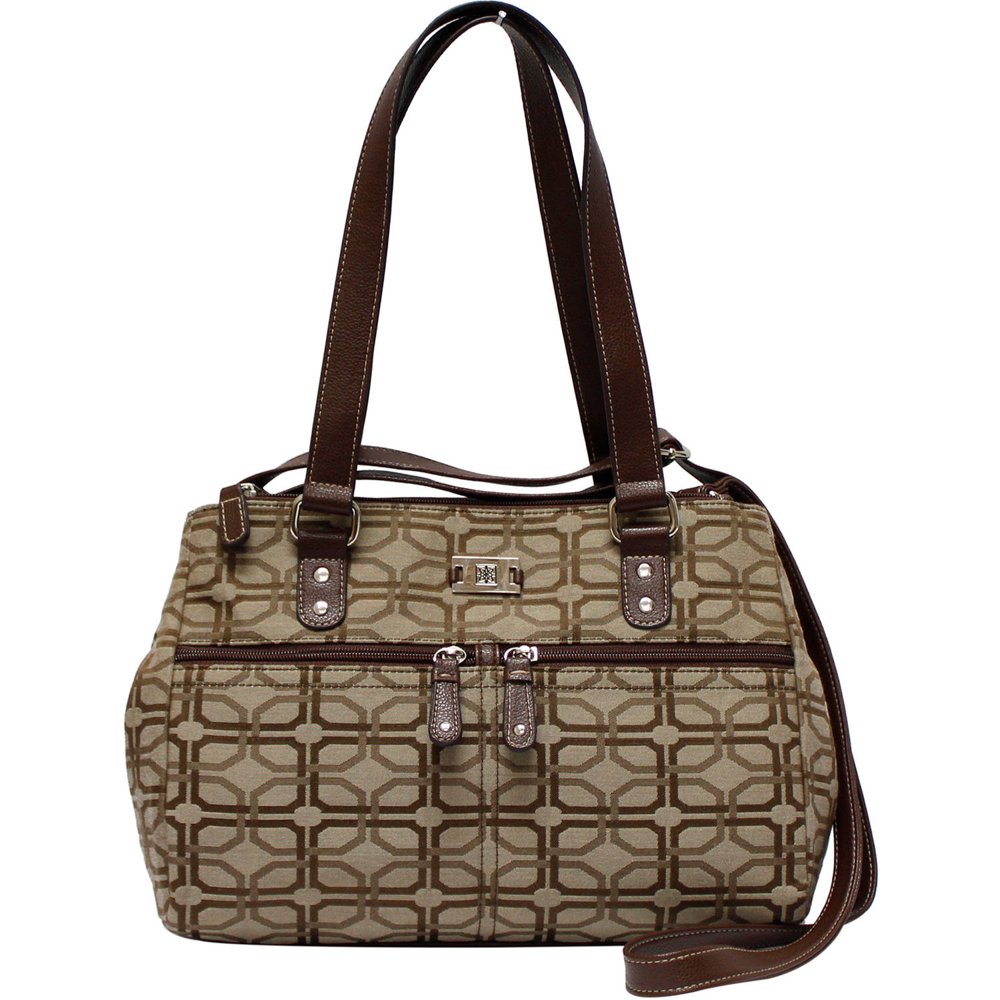 Women's Jacquard Satchel Handbag
