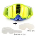 thumbnail image 1 of Motorcycle Riding Cross-country Goggles Outdoor Glasses Set with Transparent Lens and Tearable Film, 1 of 5