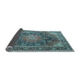 thumbnail image 2 of Ahgly Company Indoor Rectangle Medallion Light Blue Traditional Area Rugs, 2' x 4', 2 of 4