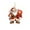 R, variant on Leodye 1pcs 2D Santa Letter Hanging Ornaments, Initial Hanging Decor 2D Letter Ornament for Tree and Car Hanging