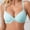 c01Blue, variant on Push Up Bra Smoothing Underwire T-Shirt Bras for Women Breathable Comfy Lift Up Half Cup Everyday Bras Black 85C