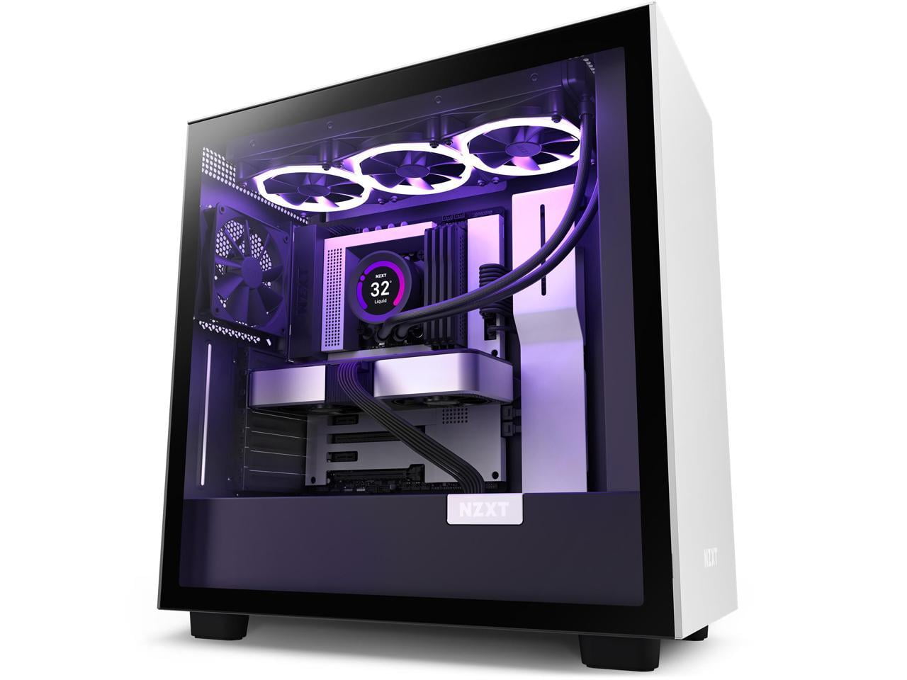 NZXT H7 - Mid-Tower PC Gaming Case - Tempered Glass - Enhanced