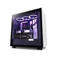 thumbnail image 3 of NZXT H7 - Mid-Tower PC Gaming Case - Tempered Glass - Enhanced Cable Management  - White & Black, 3 of 10