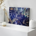 thumbnail image 3 of Wall26 Canvas Print Wall Art Aerial Midnight City View Cityscape Print Skyline Downtown Buildings Photography Art Realism Decor Panoramic Multicolor Landscape Scenic Modern Art for Room - 12" x 18", 3 of 5