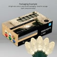 thumbnail image 5 of Wintergreen Lighting C7 LED Warm White Christmas Lights, Set of 25, 8" Spacing – Green Wire, 5 of 7