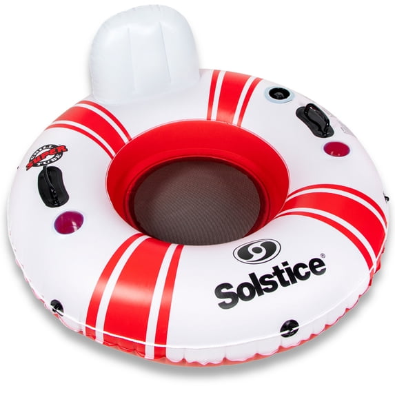 Open Box Swimline Super Chill Vinyl with Nylon Mesh Single Seat Pool Float