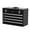 Black, variant on HUJHKIO 4-Drawer Metal Tool Box Portable Steel Tool Chest with Lock, Red Powder Coat, Drawer Liners & Bearing Slides for Garage, Workshop, Home & Outdoor Repair, Black