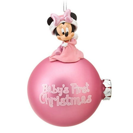 Disney Parks Minnie Babys First Christmas Ball Ornament New With Tags Disney Parks Minnie Babys First Christmas Ball Ornament New With Tags