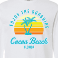 thumbnail image 4 of Inktastic Summer Enjoy the Sunshine Cocoa Beach Florida in Blue Long Sleeve T-Shirt, 4 of 5