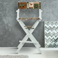 thumbnail image 3 of 30" Director's Chair White Frame-Congo BongoNatural, 3 of 4