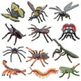 thumbnail image 2 of Camnix 12 PCS Butterfly Animal Model Figure Lifelike Insect Figurine Collection Party Favors Supplies Decoration Cake Toppers Set Education Toys for 5 6 7 8 Years Old Boys Girls Kid Toddlers, 2 of 7