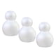 thumbnail image 4 of 10 bolas de espuma para muñecos de nieve, manualidades navideñas, para bodas e invierno. 20 centímetros, 4 of 9