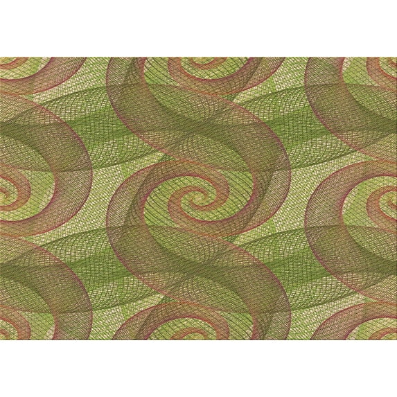 Ahgly Company Machine Washable Indoor Rectangle Transitional Oak Brown Area Rugs, 8' x 12'